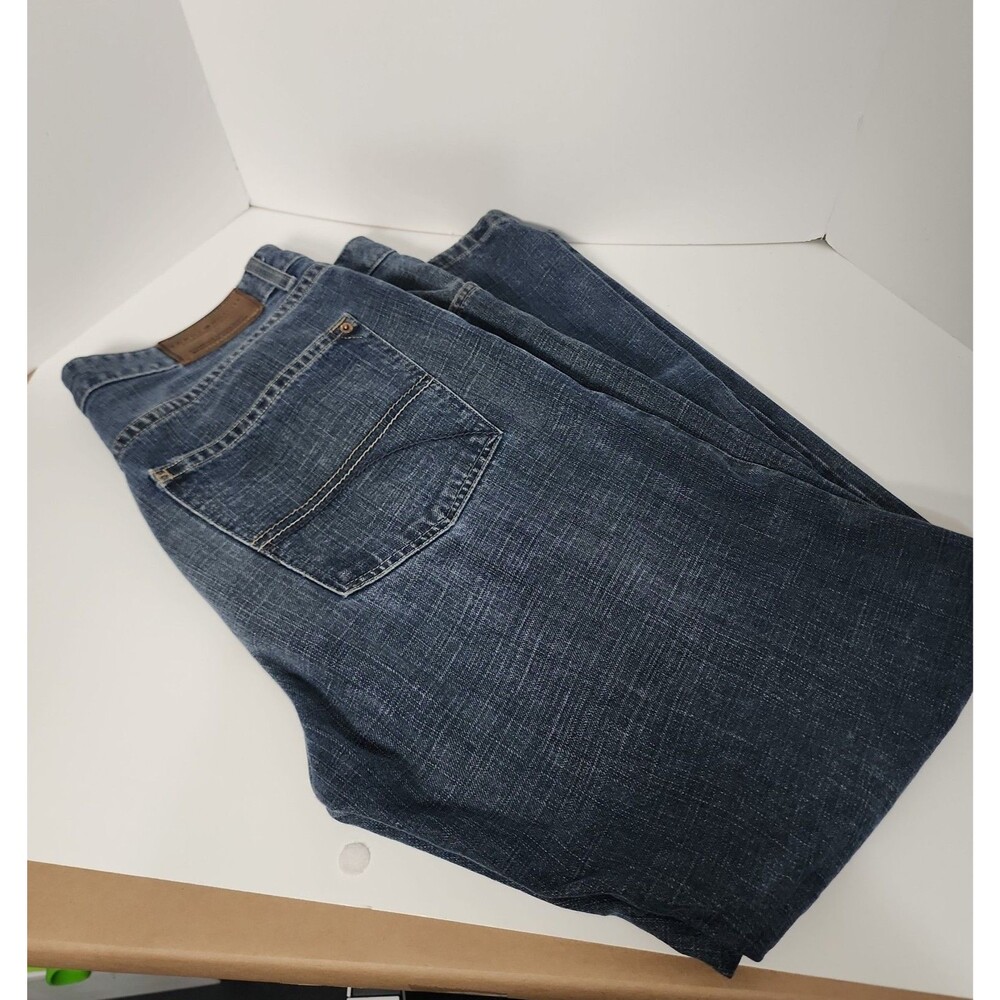 VTG Tommy Hilfiger Freedom Fit Baggy Jeans Mens 36x30 Blue Denim Y2K 2008 Skater